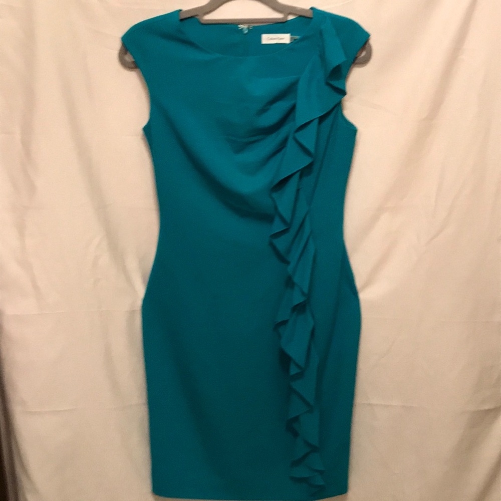 Calvin Klein Ladies turquoise dress